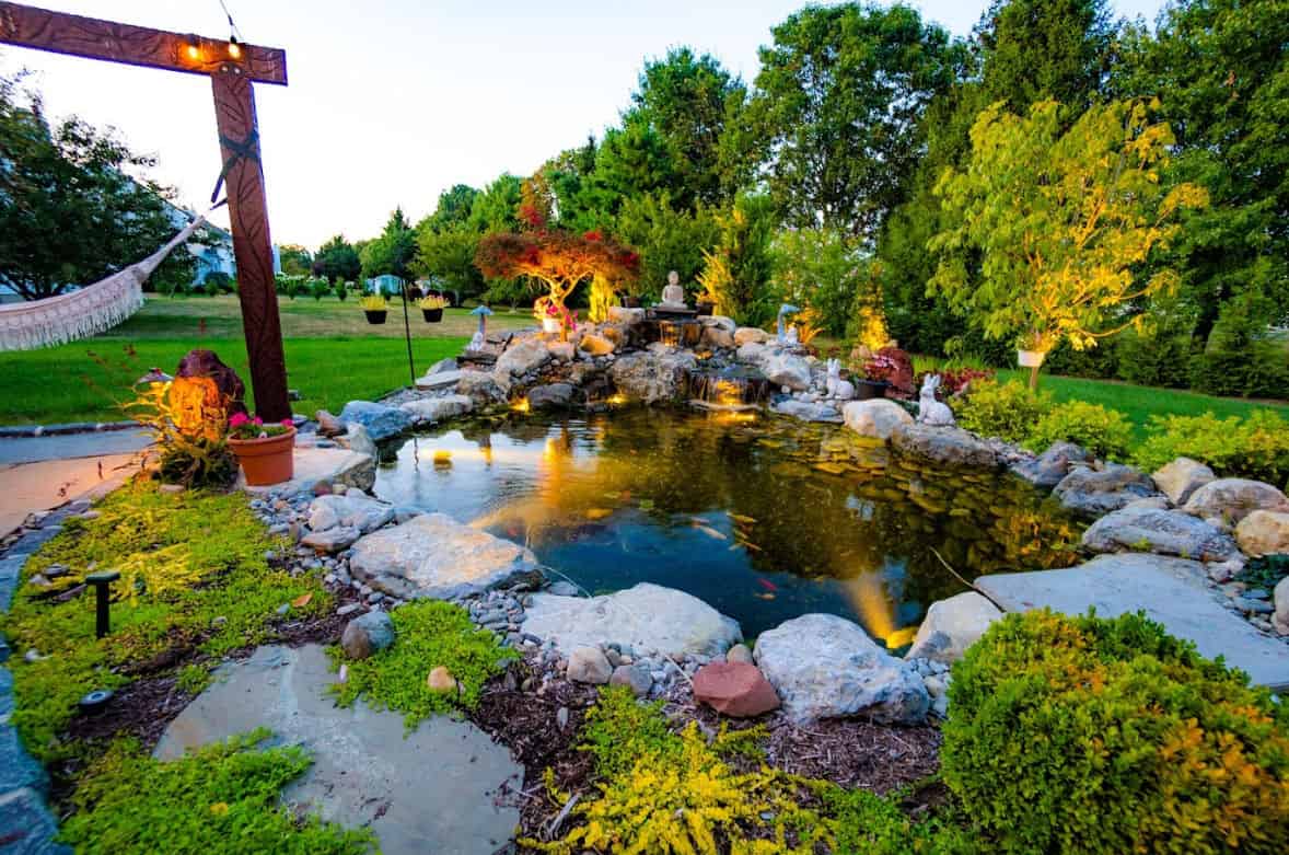 Koi Pond Design and Construction image