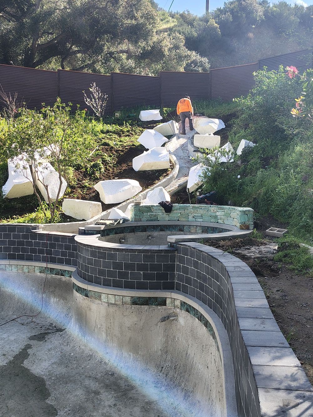 Gallery photos for Custom Waterfall Built in Calabasas: Image #3
