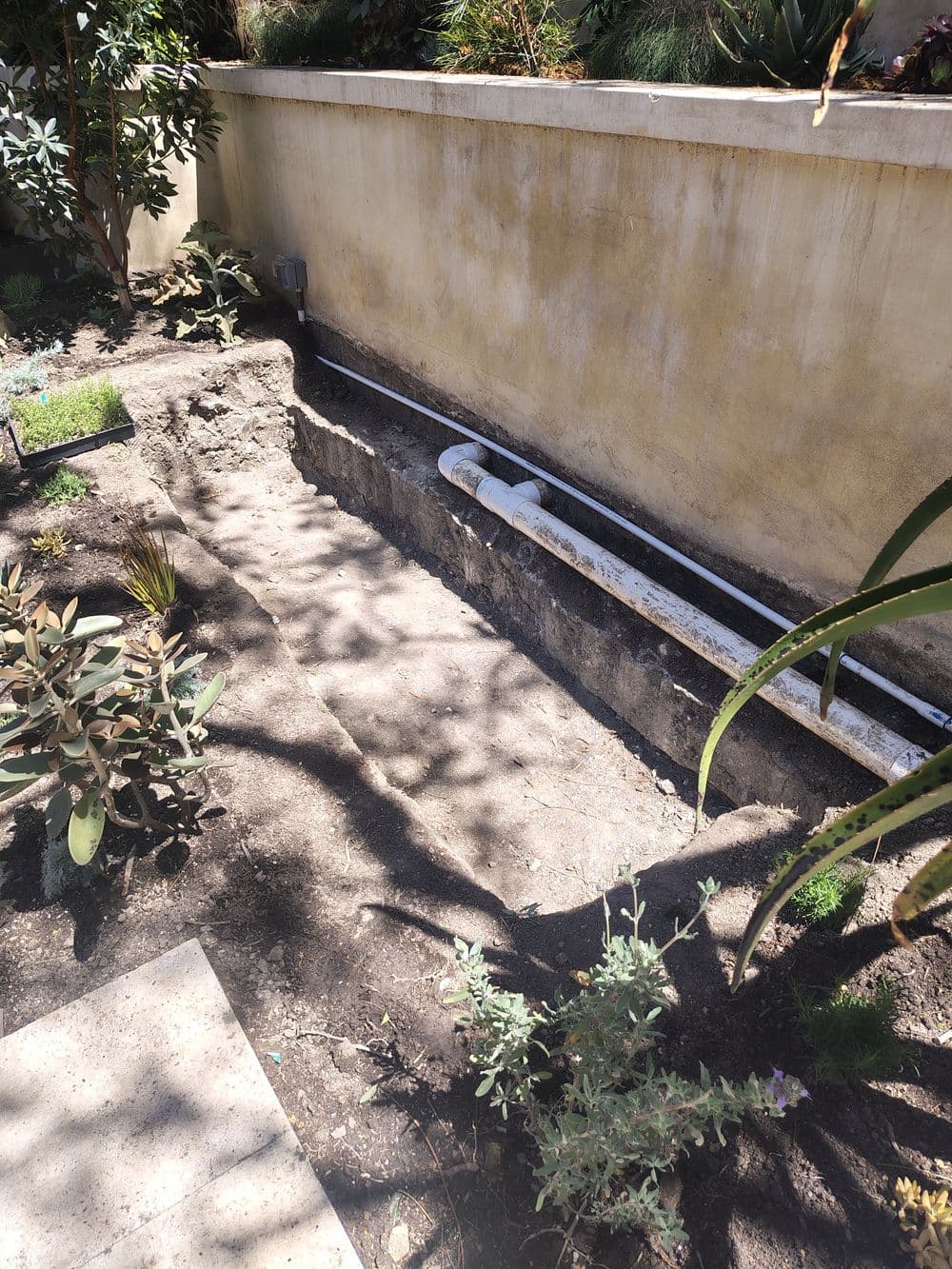 Gallery photos for Custom Fountain Basin Installation in Malibu: Image #3