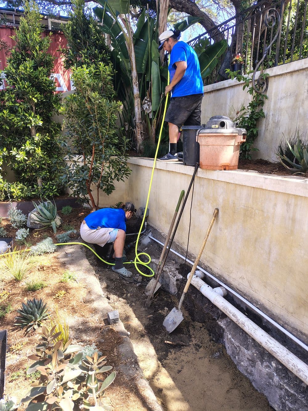 Gallery photos for Custom Fountain Basin Installation in Malibu: Image #6