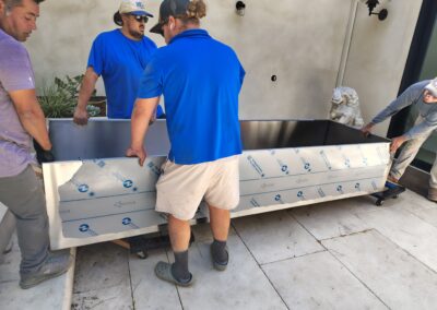 Gallery photos for Custom Fountain Basin Installation in Malibu: Image #8