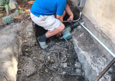 Gallery photos for Custom Fountain Basin Installation in Malibu: Image #4