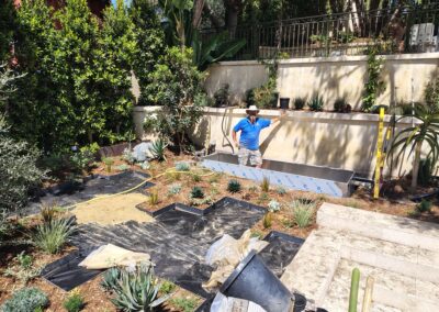 Gallery photos for Custom Fountain Basin Installation in Malibu: Image #12