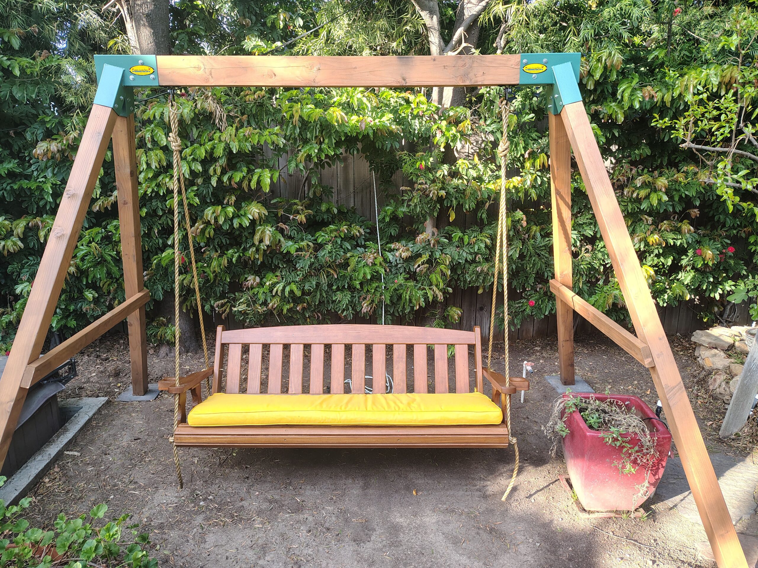Relax in Style with Our New Garden Swing Relax in Style with Our New Garden Swing