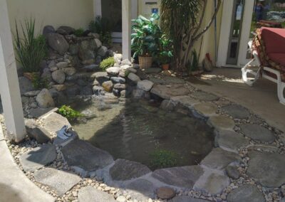 Gallery photos for Stunning Backyard Pond Transformation: Image #1