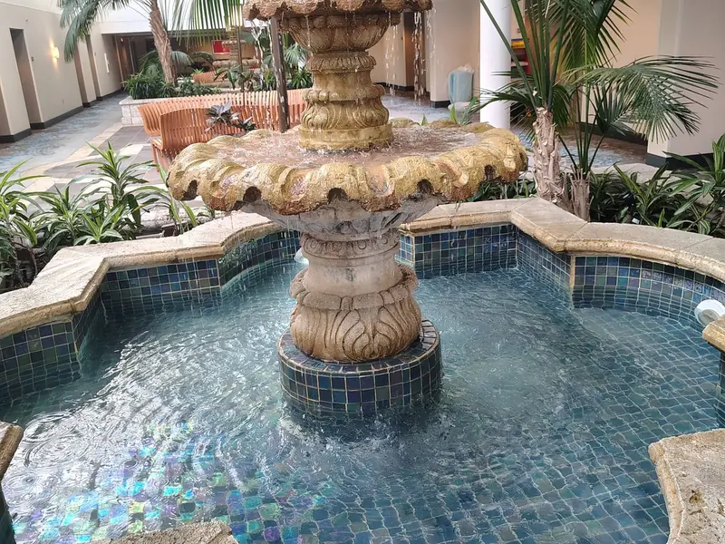 Courtyard fountain Courtyard fountain