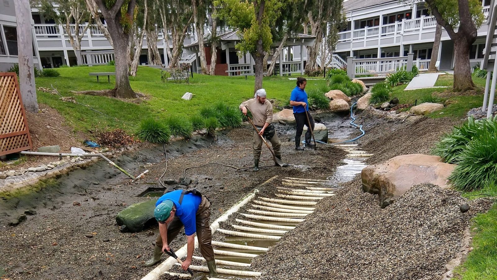 Pond clean outs
