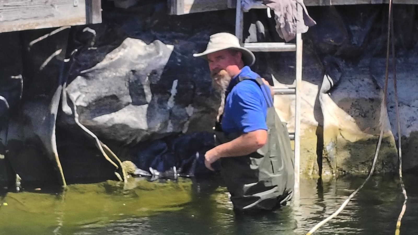 Pond repair